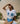 Caribe Flower T-Shirt - Blue